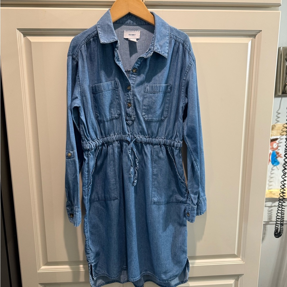Old Navy Light Blue Denim Dress